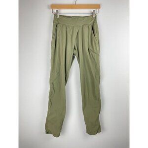 Mountain Hardwear Womens Pants XS Green Hiking Outdoor Stretch Nylon Blend